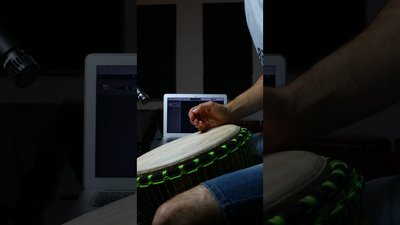 sideways djembe technique