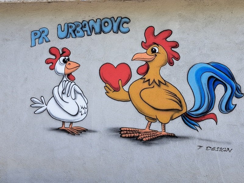 Airbrush wall murals